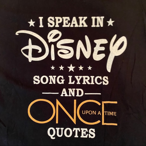 Disney Tops Disney And Once Upon A Time Quotes Tshirt Poshmark
